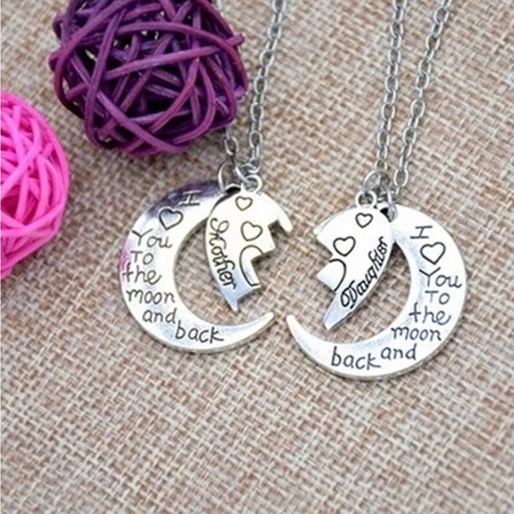 Mother and Daughter Necklace